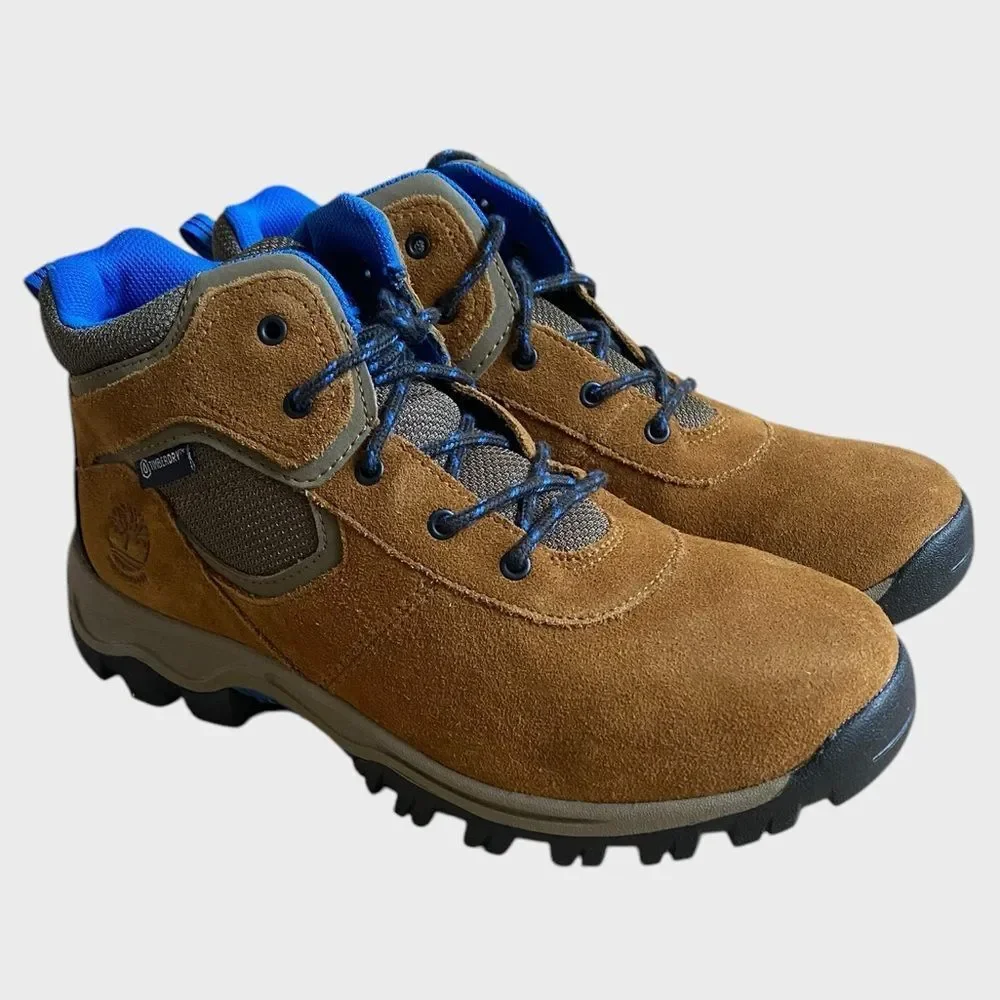 NWT Timberland Juniors Youth Mt. Maddsen Waterproof Hiking Boots Size 5.5 Suede